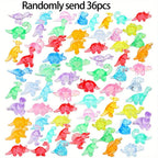 Mini Dinosaur Figurines 12 Styles Tiny Resin Animals Vase Fillers Micro Landscape Decor