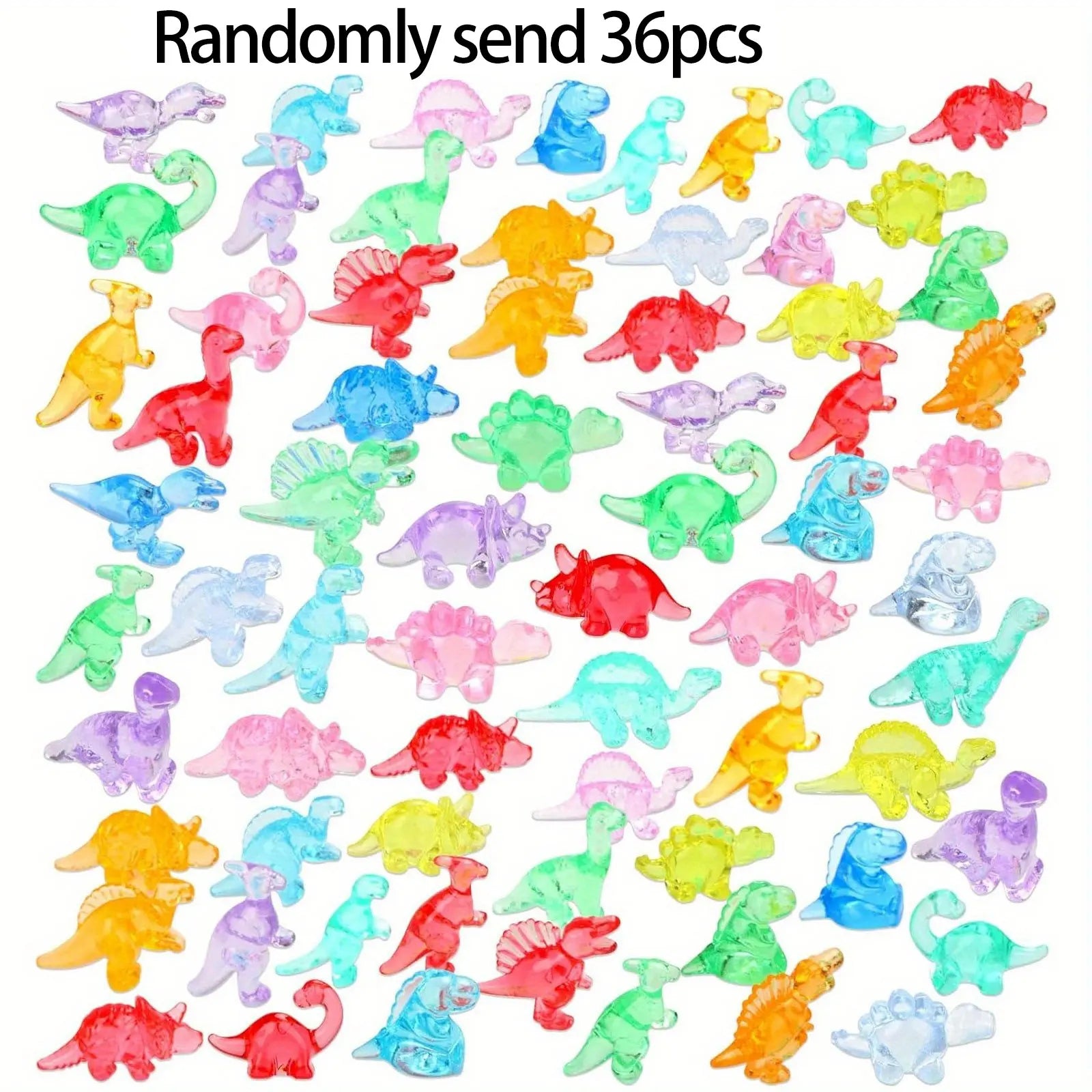 Mini Dinosaur Figurines 12 Styles Tiny Resin Animals Vase Fillers Micro Landscape Decor