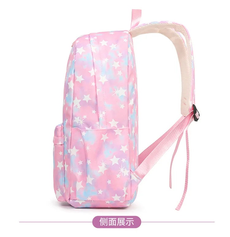 3Pcs/Set KPop Demon Hunter School Bags Girls Teens Rumi Mira Zoey Youth School Backpack Travel School Students Laptop Backpack
