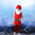 Children Snow White Seven Dwarfs Costume Children Christmas Halloween Short Sleeves Costumes Kids Cosplay Performance Costume