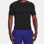 Men's Running T Shirt Summer Short Sleeve Male Sport Tops Tee Workout T-shirt Skinny Tights Gym Fitness Compression Shirts Men