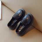 Children's Leather Shoes Classic British Style for Boys Girls