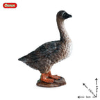 Oenux Poultry Model Simulation Goose Swan Gaggle Duck Flock Action Figures Farm Animals Figurine Miniature Education Kids Toy