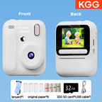 Kids Instant Camera Color Printing Camera 32GB 1080P Thermal Print Toys Camera Print Photo Video Games Music Children Gift