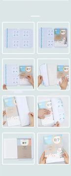 10PCS S/M/L Waterproof Book Wrapper Transparent Self-Adhesive Book Protective Covers for School Student Textbook Skin Sleeve
