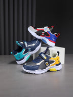 Autumn and Winter Children's Shoes, Boys' Sports Shoes, Leather Surface, Breathable, Non-Slip, Versatile Sports Shoes for Middle-Aged and Older Children, Elementary School Students