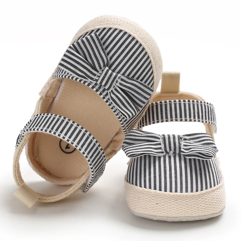 Baby Girl Summer Sandals Soft Sole Walking Shoes with Bow