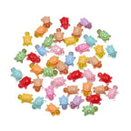 1PC Night Glow Large Turtle+100pcs Mini Luminous Turtles Figurines Resin Craft Glowing Turtle Storage Ornament Landscape Desktop