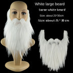 Pirate beard and sideburns simulation facial hair set for Halloween masquerade party stage costume
