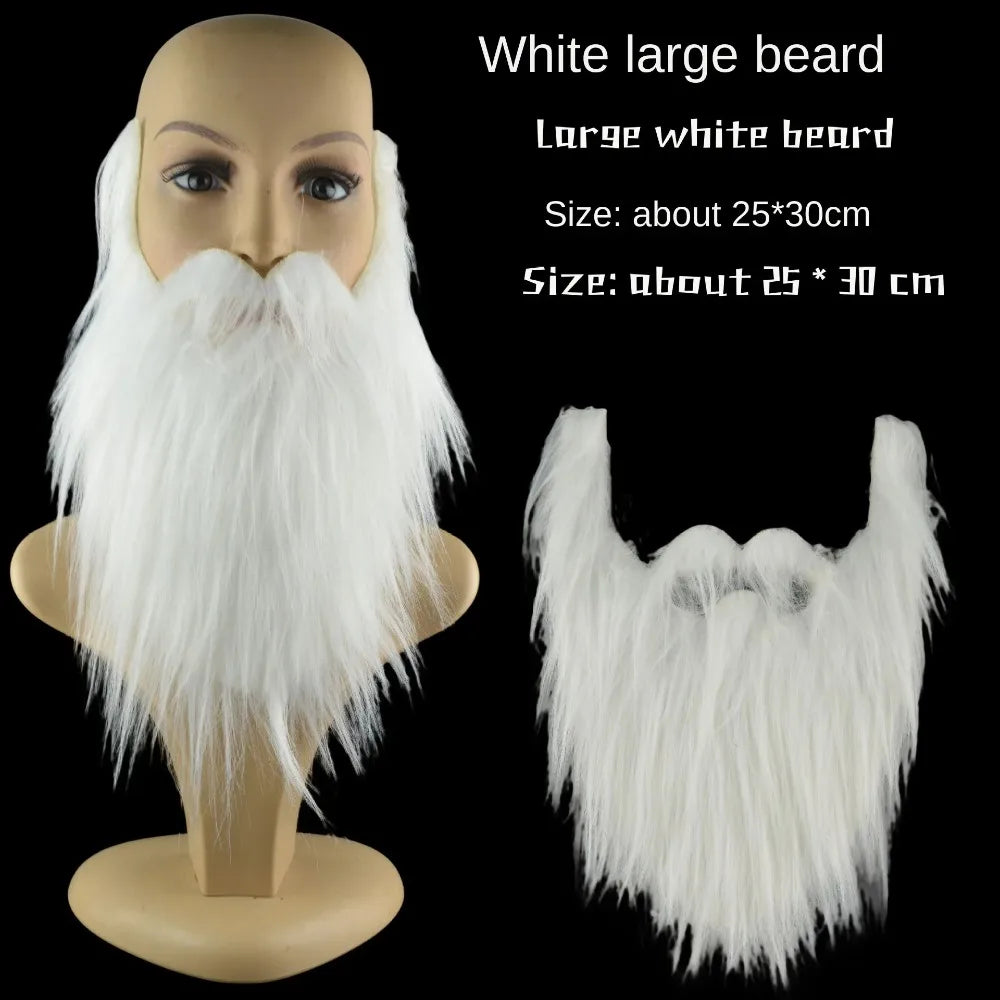 Pirate beard and sideburns simulation facial hair set for Halloween masquerade party stage costume