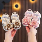 Baby Girl Bow Beach Sandals Soft Non Slip Summer Shoes