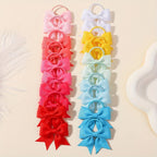 20/40Pieces Babies Tiny 2Inches Hair Bows Rubber Bands Hair Ropes Ponytail Holders for Baby Girls Infant Kids Hair Accessories