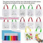 DIY Graffiti Gift Bags with Markers for Kids Parties