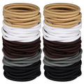 10/30/50pcs 4MM Black Ponytail Holder Elastic Hair Bands Scrunchies For Women Men Girl Lady Hairband Leagues Headband Accessory