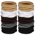 10/30/50pcs 4MM Black Ponytail Holder Elastic Hair Bands Scrunchies For Women Men Girl Lady Hairband Leagues Headband Accessory