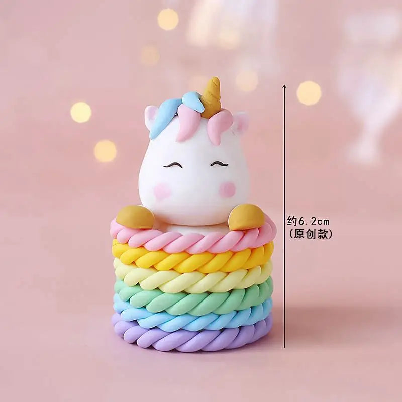Rainbow Unicorn Cake Decoration Birthday Unicorn Gifts Children Kids Baby Shower Birthday Party Girl 16th 18th Cake Decorating