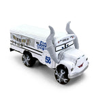 Original Pixar Cars 3 Anime Figure School Bus Cartoon Model Cars 1:55 Metal Die Casting Alloy Cars Child Toys Birthday Gifts