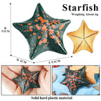 Oenux Sea Life Animals Coral Octopus Nautiloidea Crab Starfish Ocean Model Action Figures Educational Collection Toy Kid Gift