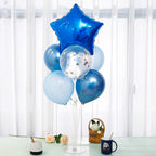 Runtowo 1set Birthday Balloon Stand Kit, Balloon Stand With Base And Pole For Wedding Birthday Party Decoration