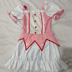Kaname Madoka Cosplay Costume Anime Madok Magica Homura Uniform Dress with Choker Gloves Socks Halloween Outfits