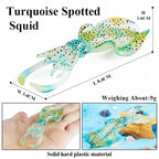 Oenux Marine Molluscs Model Simulation Squid Octopus Growth Cycle Action Figure Sealife Animals Education Collection Kids Toy