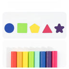 Wooden Geometric Solids Sorting Toy for Kids