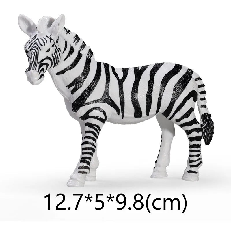 NEW Wild Animal Zoo Tiger Kangaroo Elephant Snake Bear Deer Koala Squirrel Model Figurine Collecta Toy Figures Gift for Children