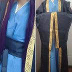 Jinshi Cosplay Costume Anime Apothecary Diarie Men Kimono Robe Suit with Headwear Kusuriya No Hitorigoto Outfits for Comic Con