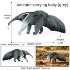 Oenux Realistic Wildlife Animal Model Beaver Badger Wolverine Anteater Pangolin Figurine  Simulation Cognitive Educational Displ