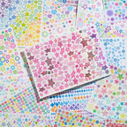 2 types, 20 sheets per pack, Star Date Series, Star Creative Sticker Book, Handbook, DIY Scrapbook, Picture Book C