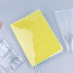PVC Durable A5/A6 Notebook Protective Sleeve PVC Waterproof Book Cover Transparent Binder Protective Cover Diary
