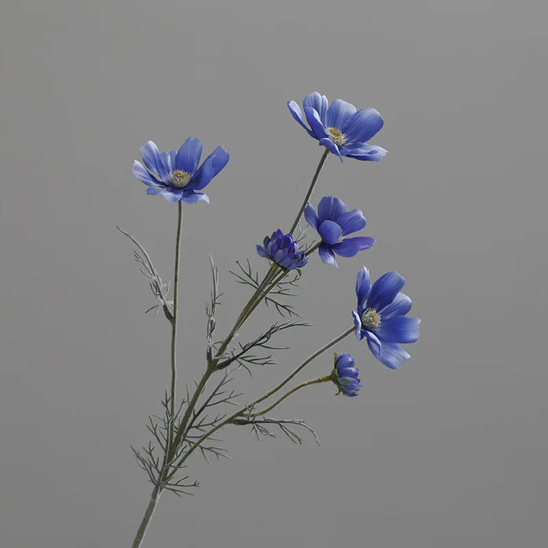 Pastoral Chrysanthemum Cosmos Branch Artificial Flowers Daisy Gesang Floral Wedding Party Vase Home Decor Ornaments Photo Props