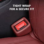 SEAMETAL Car Seatbelt Guard Seat Belt Holder EVA Buckle Protective Cover Upright Device Card Slot Bracket Car Accessories
