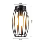 Vintage Pendant Lamp Iron Frame Ceiling Lighting Paint Restaurant Teahouse Chandelier Indoor Wrought Metal Modern Pendant Lights