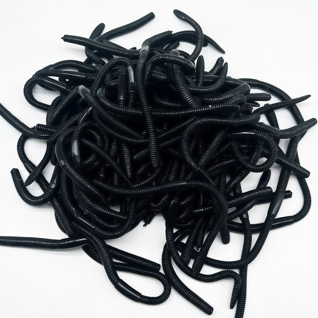 10-100Pcs Realistic TRP Soft-bodied Earthworm Prank Props Frightening Practical Jokes Scare People Easy-to-Use Horror Props