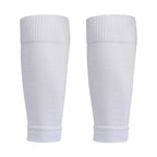 Loogdeel 1 Pair Football Socks Soccer Leg Brace Sleeves Breathable Sport Sock Adult Kids Shin Guards Calf Protection Leg Cover