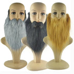 Pirate beard and sideburns simulation facial hair set for Halloween masquerade party stage costume