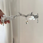 Handmade Crystal Headbands for Women Crown Bridal Party Elf Hair Accessories Wedding Tiara Jewelry Hair Hoop Tiara Accessories