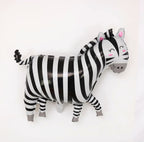 New Cartoon Animal Theme Foil Balloon Jungle Safari Forest Lion Rabbit Kids Birthday Decoration Supplies Elephant Giraffe Baloon