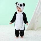 Baby Unisex Romper Newborn Panda Animal Cartoon Onesie Pajamas Anime Cosplay Costumes for Kids Boys Girls Christmas Halloween