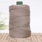 Summer Crochet Yarn Ice Rope 3mm Thread For Hand Knitting Bag Sun Hats Shoes Woven DIY Hook Cushion Silk Medium Thick About 200m