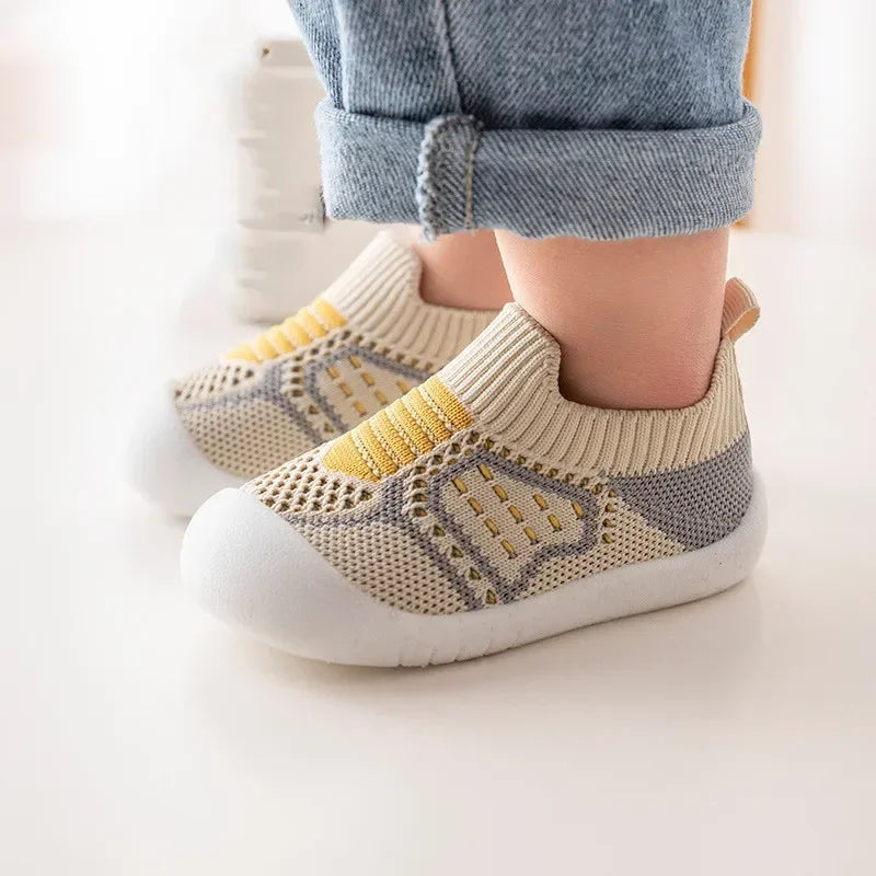Baby Anti Slip Mesh Shoes Soft Sole Crib Walking Socks
