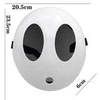 Game Bros Shy Guy Mask Cosplay Funny Unisex Adlut Plastick Masks Halloween Carnival Party Costume Props Masquerade Cartoon Chara