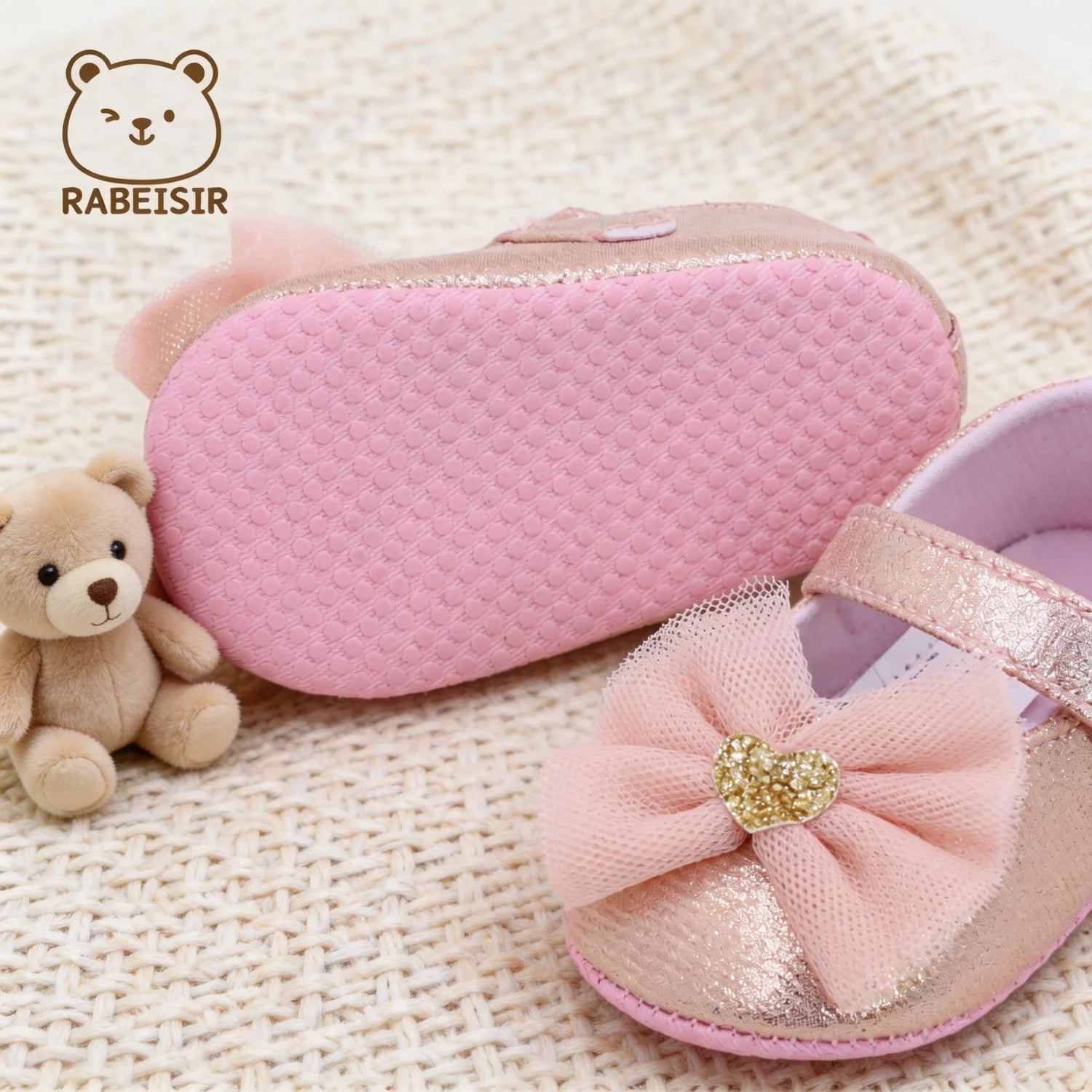 Baby First Step Shoes Breathable Non Slip Toddler Princess Lace