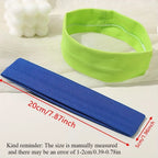 10PCS Women'S Elastic Headbands, Made of Woven Polyester, Non-Slip, Sweat-Absorbing, Suitable for Yoga, Running, And Sports