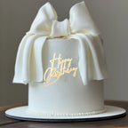 8pcs Acrylic Cake Topper Set Happy Birthday Cake Topper Side Decorations for Party Cakes