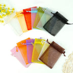 Colorful Organza Gift Bags for Jewelry and Party Decor