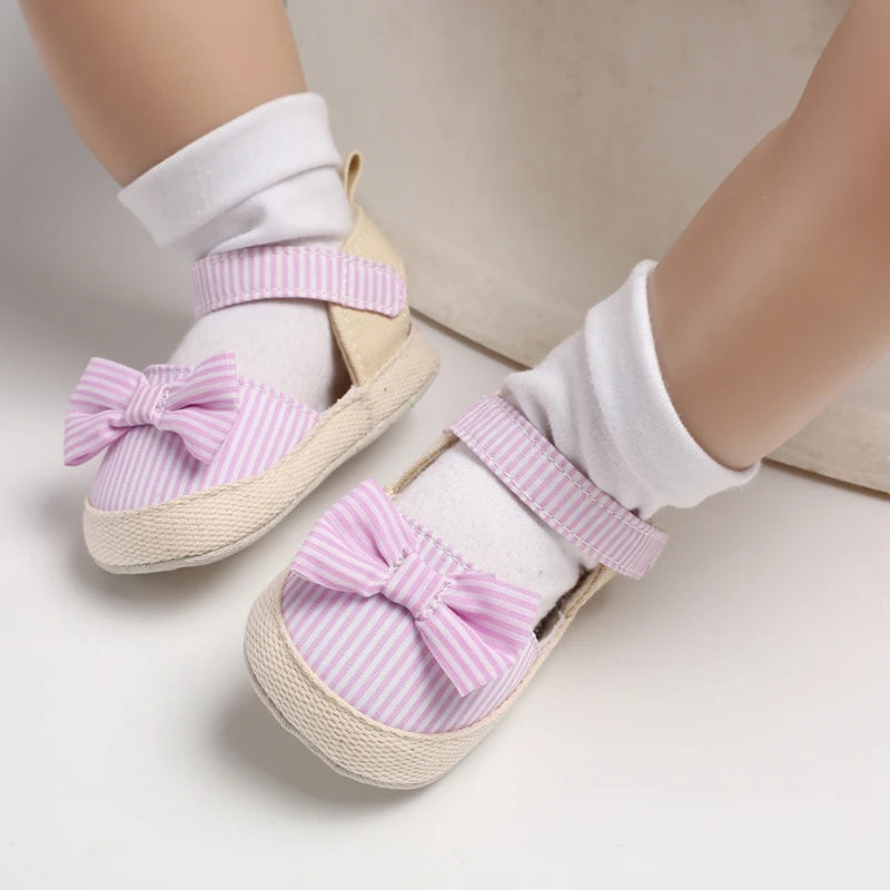 Baby Girl Summer Sandals Soft Sole Walking Shoes with Bow