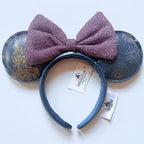 Disney Princess Headband Mickey Ear Rapunzel Sequin Bow Hair Hoop Birthday Gift Girl Accessories Halloween Gift Christmas Jack