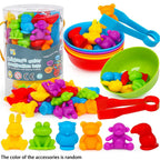 Counting Animal Toys Matching Game for Kids